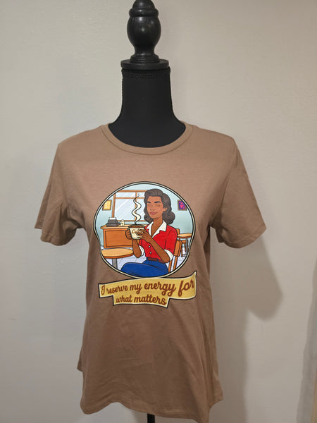 Alani Luxury "Reserve My Energy" Graphic T-Shirt